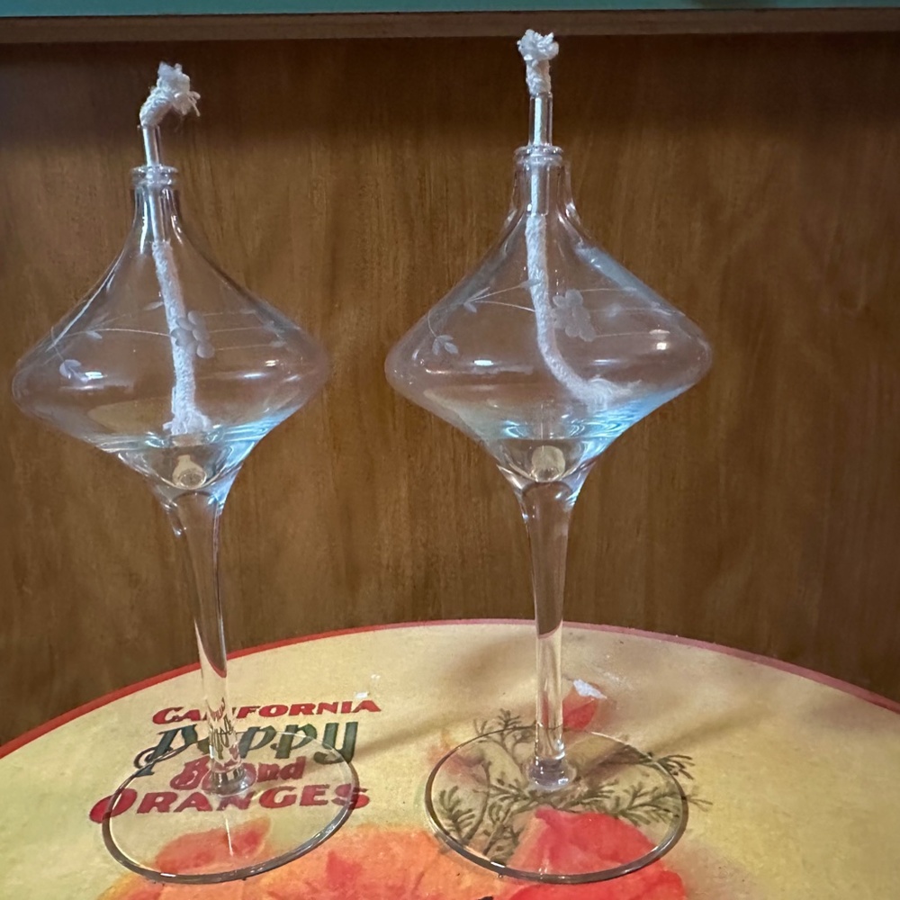 Princess House Crystal Oil Candles